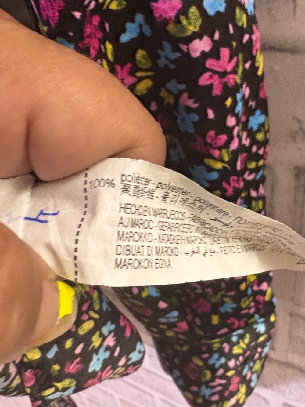 Zara Black Multicolor Floral Button-Down Shirt, medium - Picture 3 of 6